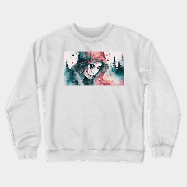 Dark soul in the woods Crewneck Sweatshirt by Viper Unconvetional Concept